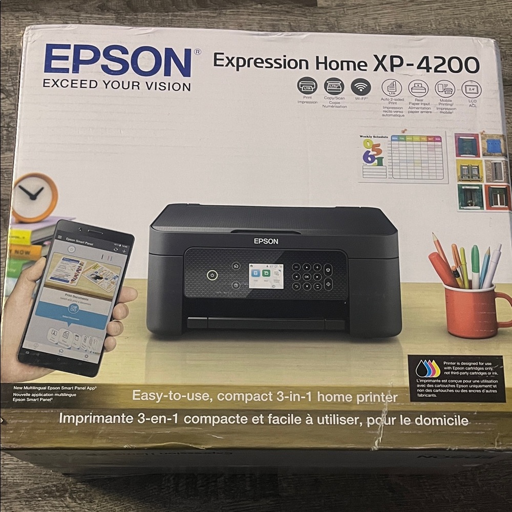 Epson Expression Home XP-4200 in Black Wireless Printer